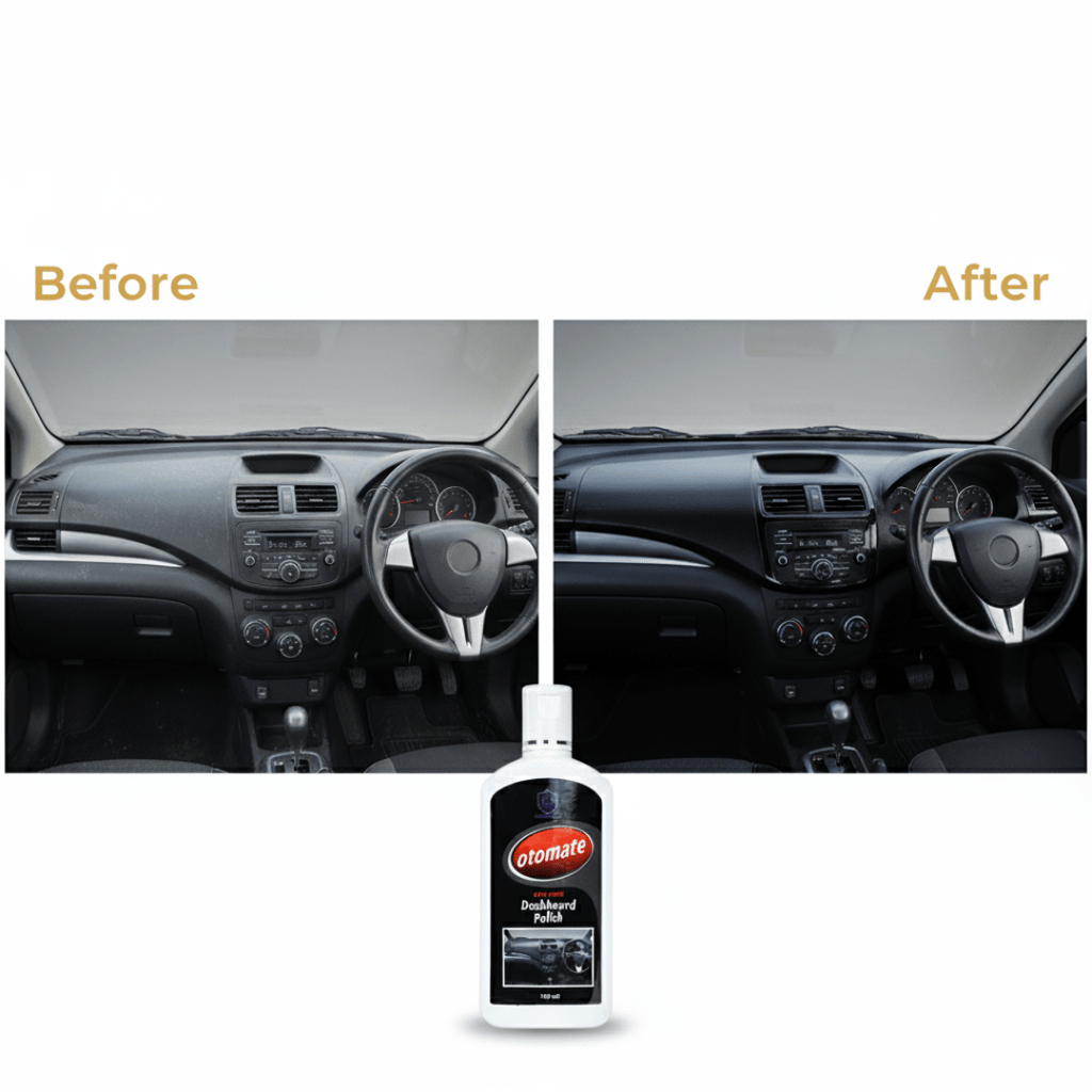 Otomate Premium Dashboard Polish | Shines, Protects & Restores Car Interior | UV Protection (100ml)